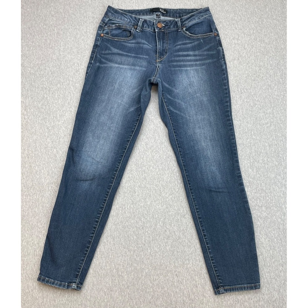 1822 Denim Jeans Womens 8 Blue Cotton Blend Stretch Skinny